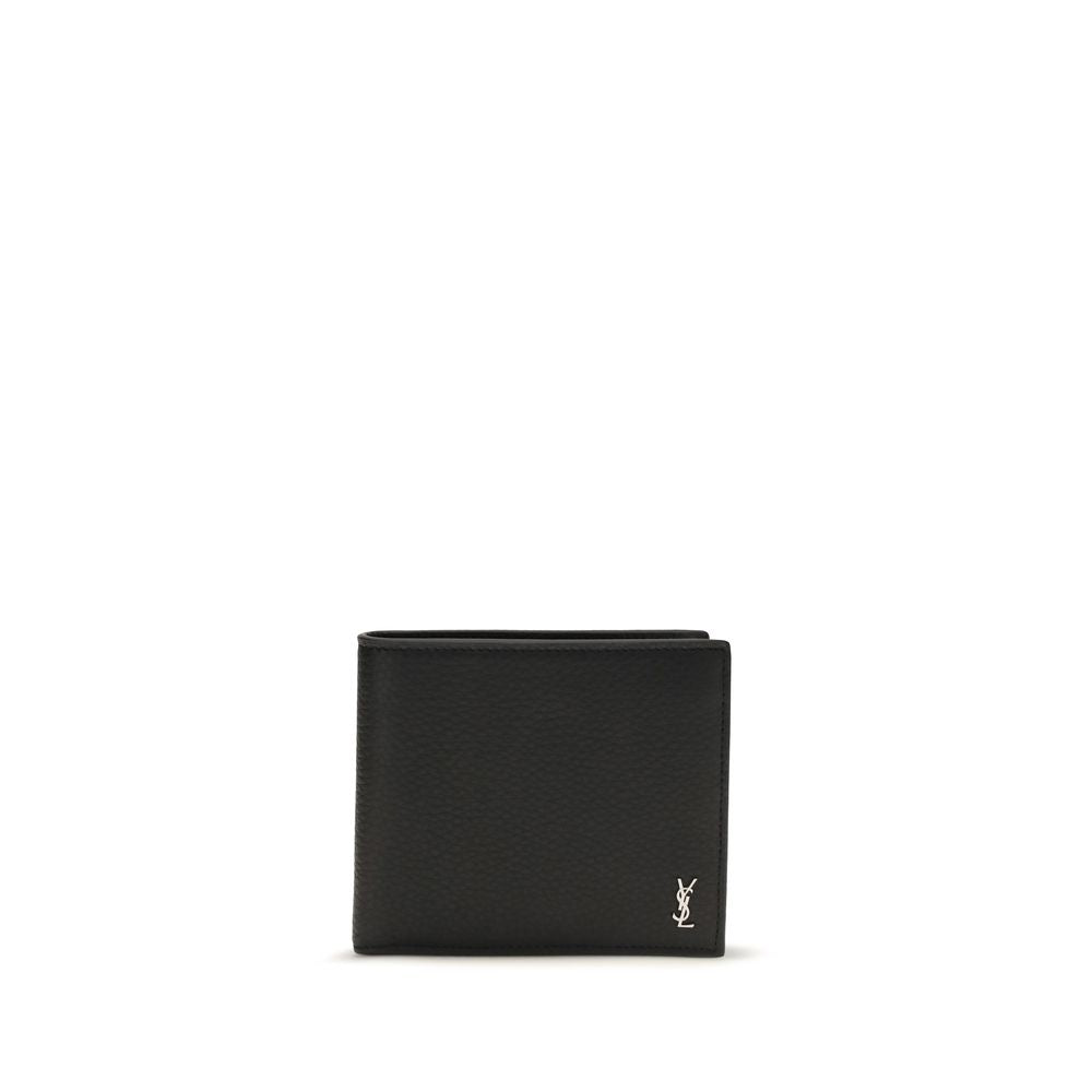 Saint Laurent Black Calf Leather Bos Taurus Wallet Saint Laurent