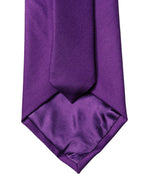 Dolce & Gabbana Purple Polyester Satin Adjustable Women Tied Necktie Tie