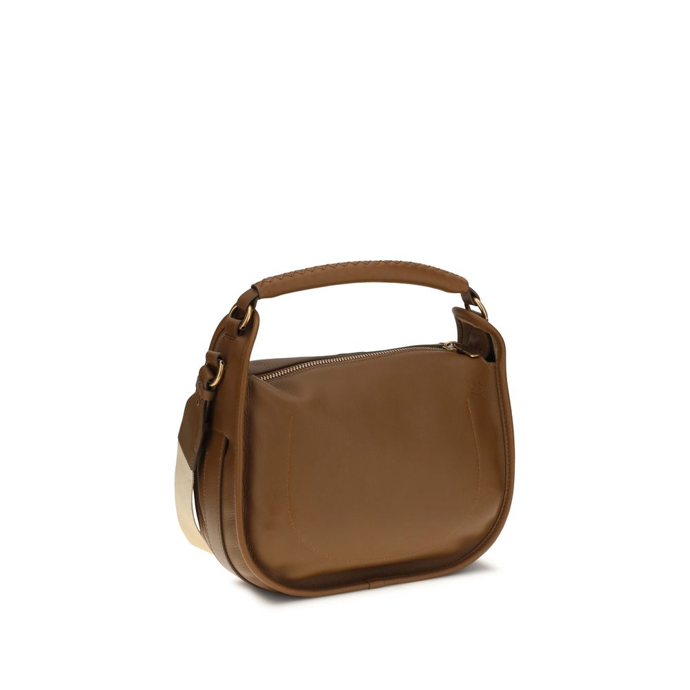 Burberry Brown Calf Leather Bos Taurus Shoulder Bag Burberry