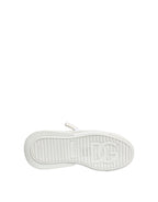 Dolce & Gabbana White Calfskin Leather Low Top Sneakers Shoes