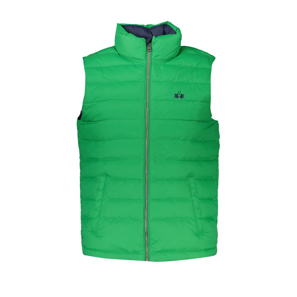 La Martina Verde Poliammide Men's Gilet La Martina