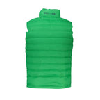 La Martina Verde Poliammide men's gilet with zip front and lightweight design, suitable for outdoor wear and casual style.