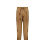 Herno Brown Elastane Casual Pants