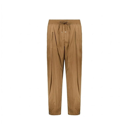 Herno Brown Elastane Casual Pants