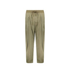 Herno bicolor elastane athletic pants with sporty design and comfortable fit, shown in black and gray colors.