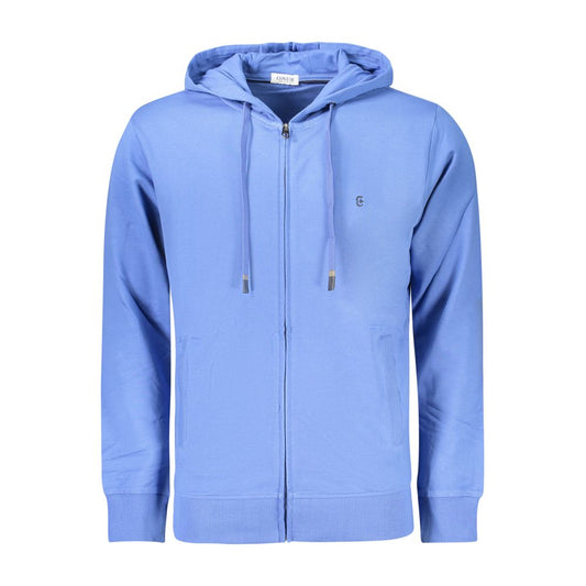 Coveri Moving Blue Cotton Men's Sweatshirt Coveri Moving