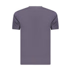 Coveri Moving men's blue cotton T-shirt with a simple design, featuring a comfortable fit and short sleeves.