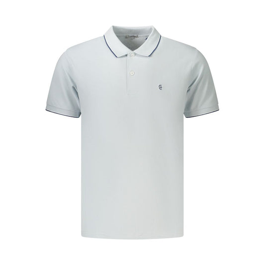 Coveri Moving Azzurro Cotton Men's Polo Coveri Moving