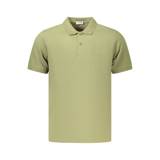 Coveri Moving Green Cotton Men's Polo Coveri Moving