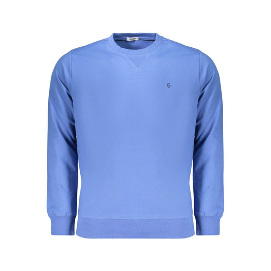 Coveri Moving Blue Cotton Men's Sweatshirt Coveri Moving
