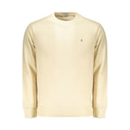 Beige cotton men's sweatshirt by Coveri Moving featuring a comfortable, casual fit and minimalistic design.