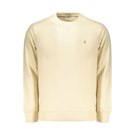 Coveri Moving Beige Cotton Men's Sweatshirt Coveri Moving