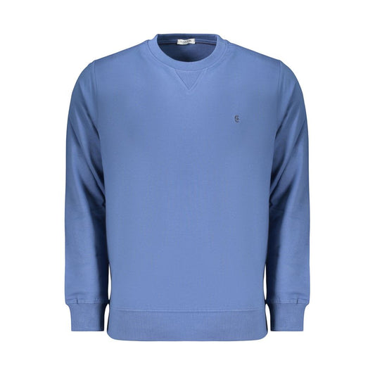 Coveri Moving Blue Cotton Men's Sweatshirt Coveri Moving