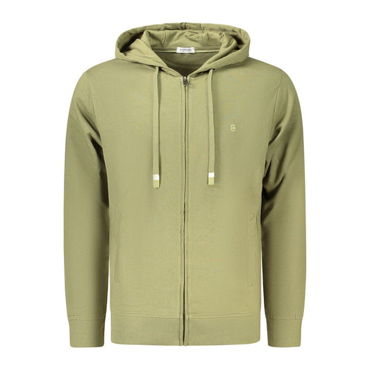Coveri Moving Verde Cotton Men's Hoodie Coveri Moving