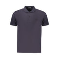 Coveri Moving Blue Cotton Men's Polo Coveri Moving