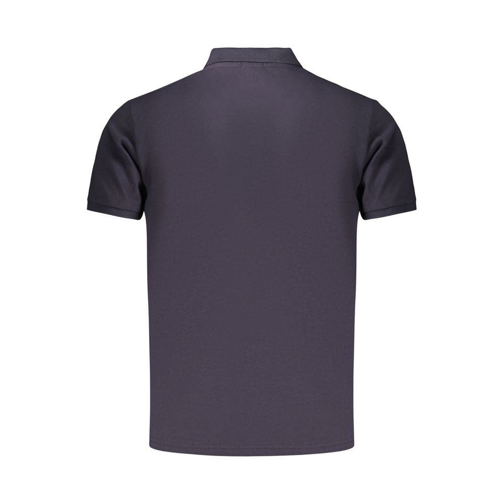 Coveri Moving Blue Cotton Men's Polo Coveri Moving