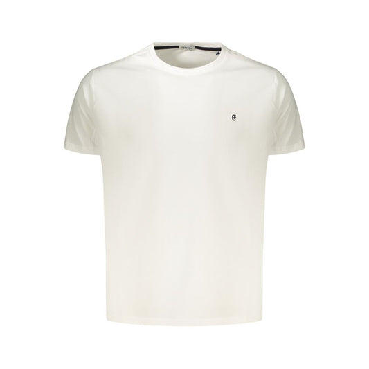 Coveri Moving Bianco Cotton Men's T-Shirt Coveri Moving