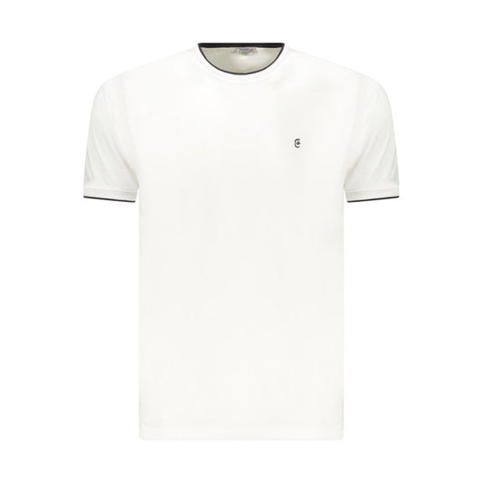 Coveri Moving White Cotton Men's T-Shirt Coveri Moving