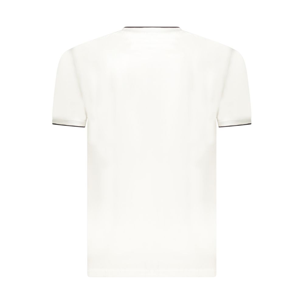 Coveri Moving White Cotton Men's T-Shirt Coveri Moving
