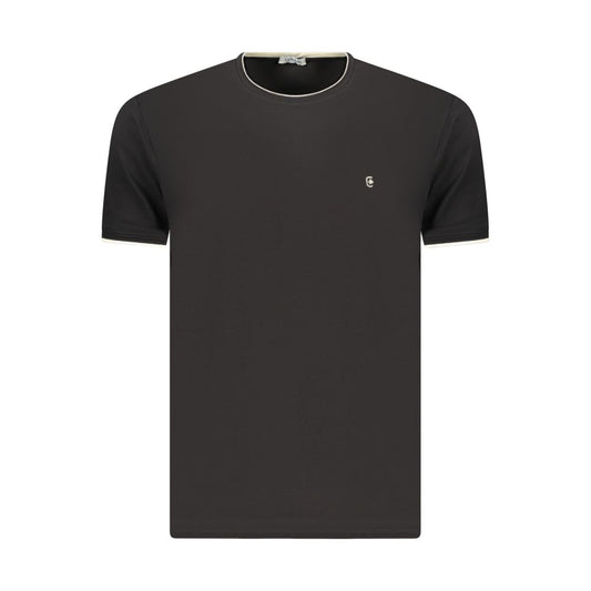 Coveri Moving Black Cotton Men's T-Shirt Coveri Moving