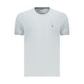 Coveri Moving Azzurro cotton men's T-shirt with a relaxed fit, featuring a simple crew neckline and soft blue color.