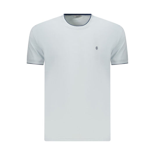 Coveri Moving Azzurro Cotton Mens TShirt Coveri Moving
