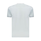 Coveri Moving Azzurro cotton men's T-shirt featuring a simple, comfortable design with short sleeves and a classic fit.