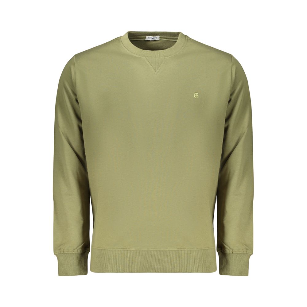 Coveri Moving Green Cotton Sweatshirt