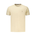 Coveri Moving Beige Cotton Men's T-Shirt Coveri Moving