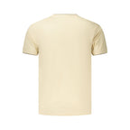 Coveri Moving Beige Cotton Men's T-Shirt Coveri Moving