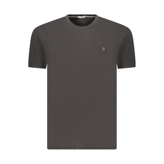 Coveri Moving Black Cotton Men's T-Shirt Coveri Moving