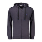Blue cotton men's sweatshirt by Coveri Moving with a comfortable fit and casual style, featuring the brand's logo or design.