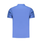 Coveri Moving Blue Cotton Men's Polo Shirt Coveri Moving