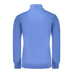 Blue cotton men's sweatshirt by Coveri Moving featuring a relaxed fit and casual style.