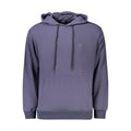 Marina Yachting blue cotton men's sweatshirt with a crew neck and long sleeves, casual and comfortable for everyday wear.