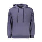 Marina Yachting blue cotton men's sweatshirt with a crew neck and long sleeves, casual and comfortable for everyday wear.