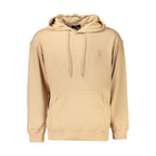 Beige cotton men's sweatshirt from Marina Yachting, featuring a comfortable fit and casual style.