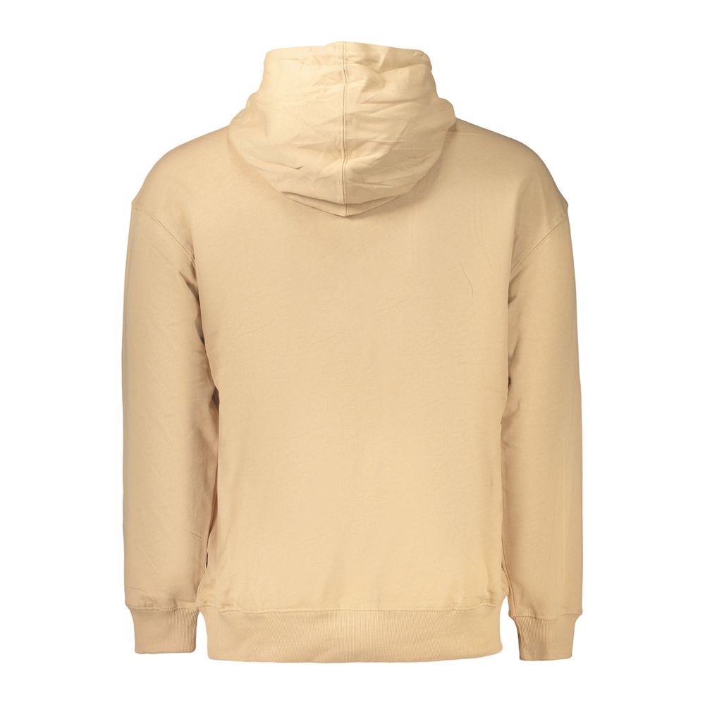 Beige cotton men's sweatshirt from Marina Yachting with a crew neckline and relaxed fit.