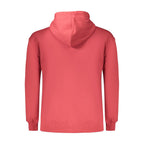Red cotton men's sweatshirt by Marina Yachting featuring a comfortable fit and casual style.