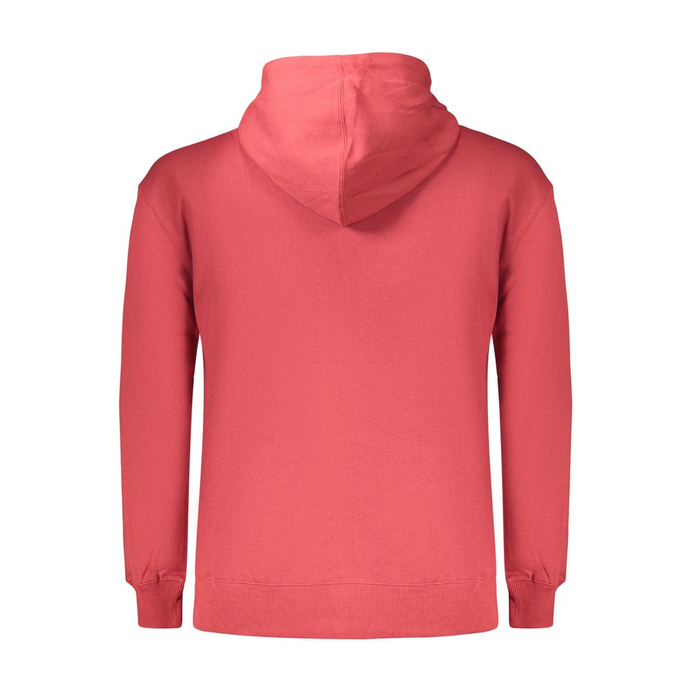 Red cotton men's sweatshirt by Marina Yachting featuring a comfortable fit and casual style.