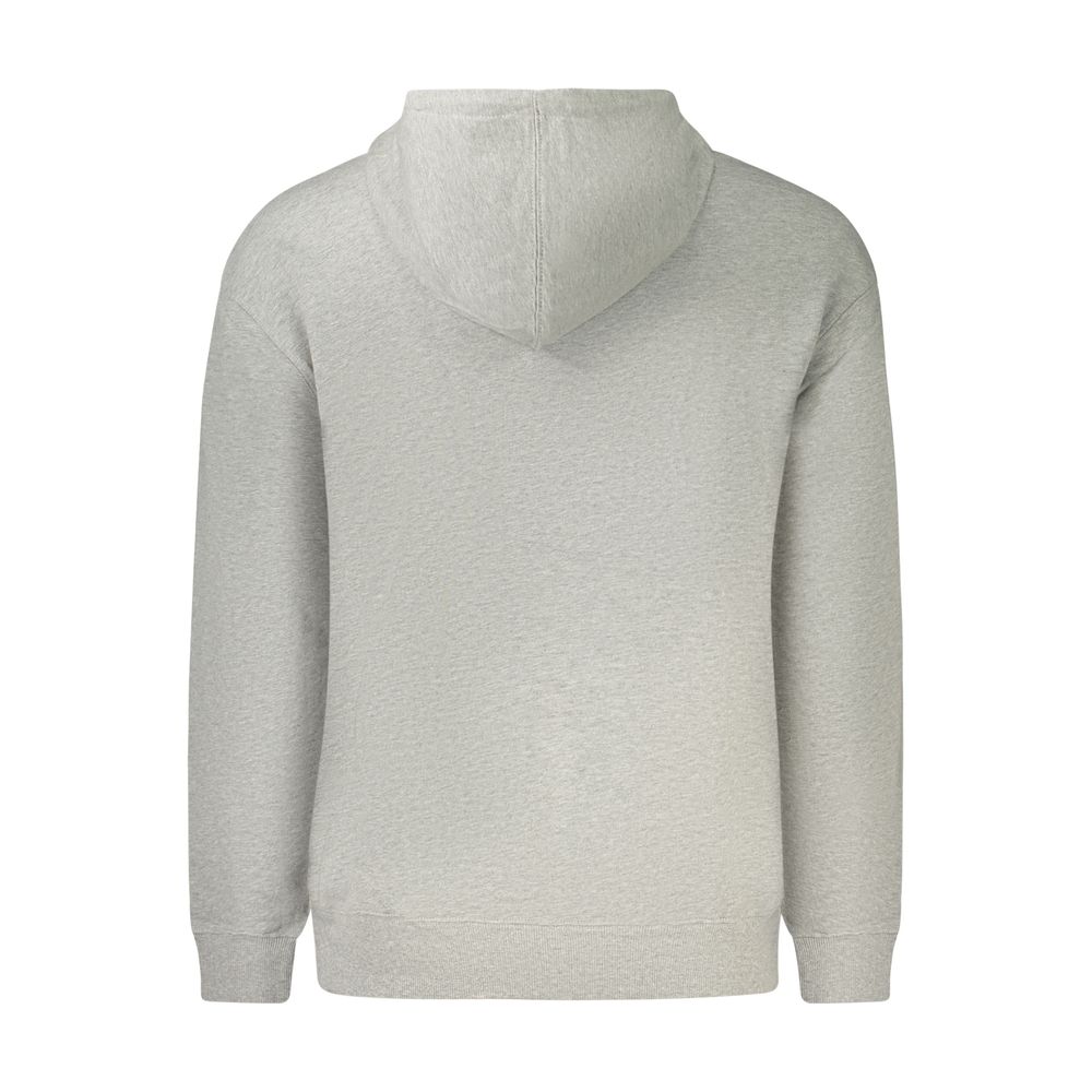 Gray cotton men's sweatshirt by Marina Yachting, featuring a comfortable fit and casual style, shown on a model.