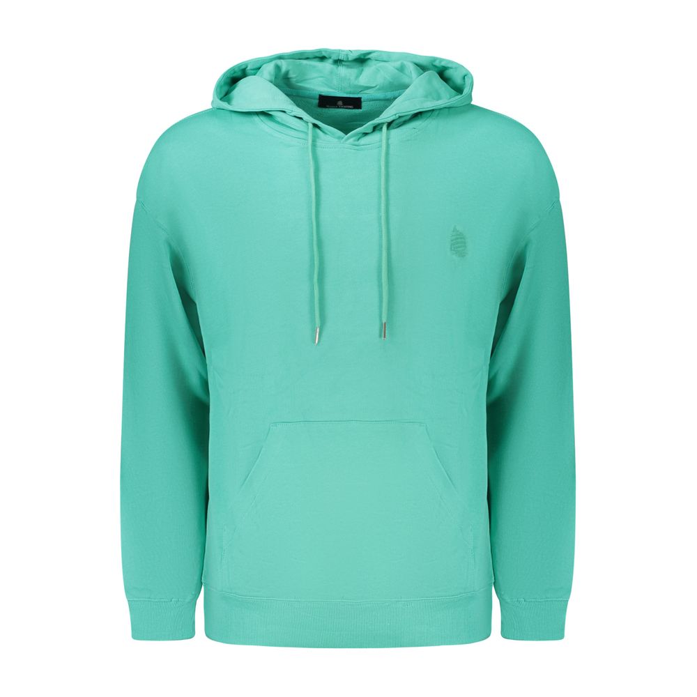 Marina Yachting Verde cotton men's sweatshirt with crew neckline and long sleeves, casual style in green color.