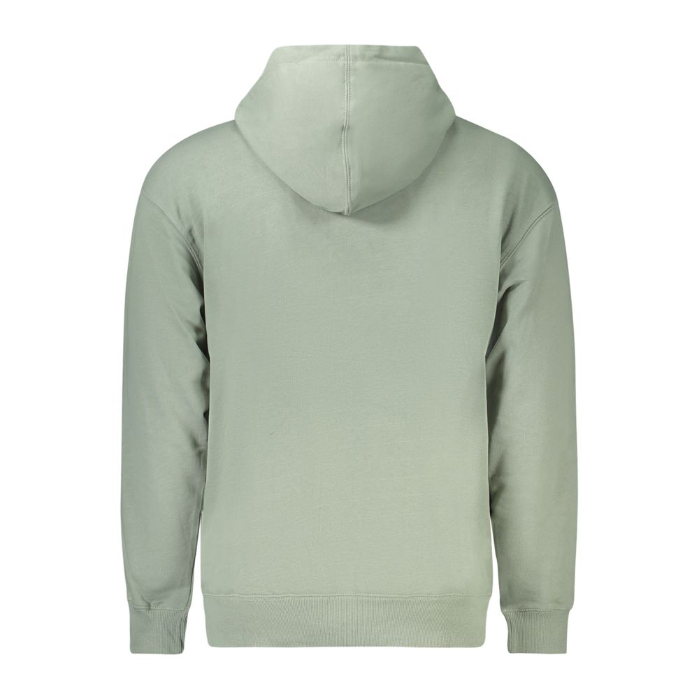 Marina Yachting Verde cotton men's sweatshirt displayed on a hanger, featuring a comfortable fit and casual style.