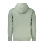 Marina Yachting Verde cotton men's sweatshirt displayed on a hanger, featuring a comfortable fit and casual style.