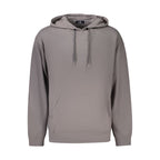 Gray cotton men's sweatshirt by Marina Yachting, featuring a comfortable fit and casual style, shown on a model.