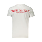 Bikkembergs White Cotton Mens T-Shirt Bikkembergs