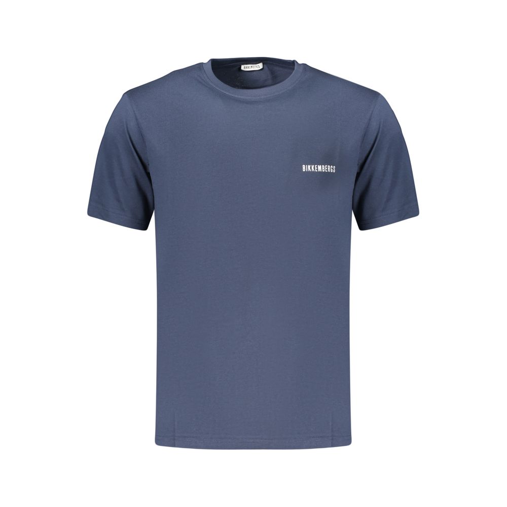 Bikkembergs Blue Cotton Men's T-Shirt Bikkembergs