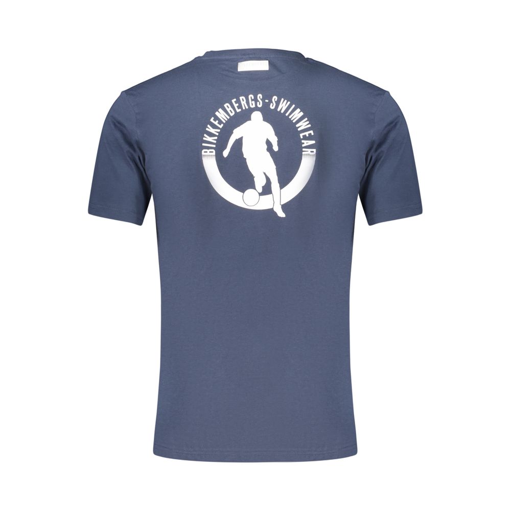 Bikkembergs Blue Cotton Men's T-Shirt Bikkembergs