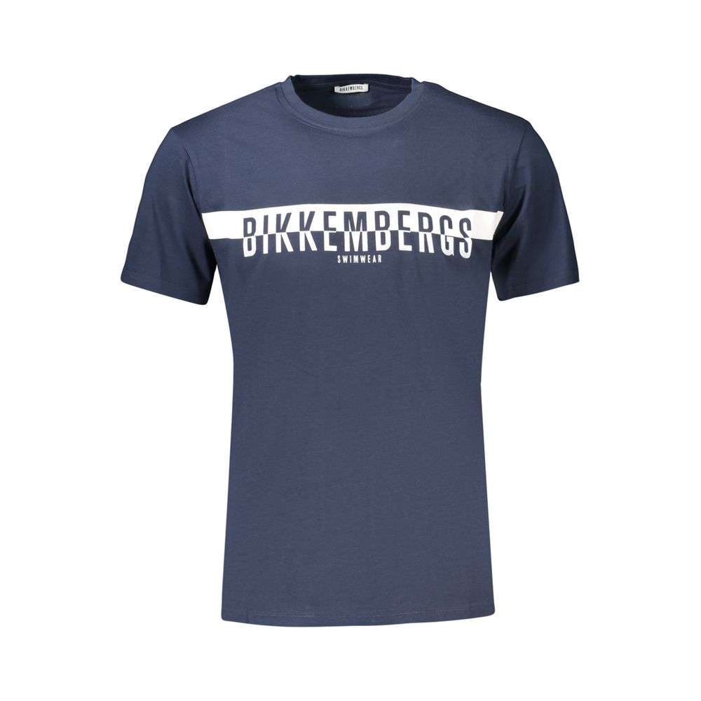 Bikkembergs Blue Cotton Men's T-Shirt Bikkembergs