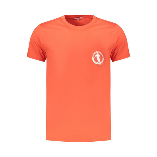 Bikkembergs Orange Cotton Men's T-Shirt Bikkembergs